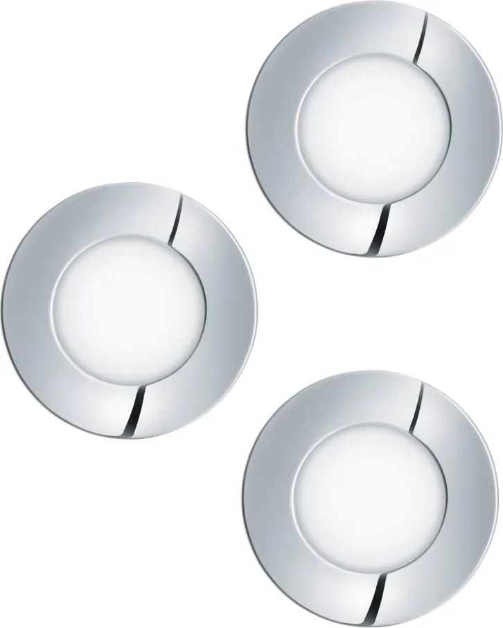 Eglo 98635 - Set da 3 lampade da bagno FUEVA LED/2,8W/230V IP44 cromato