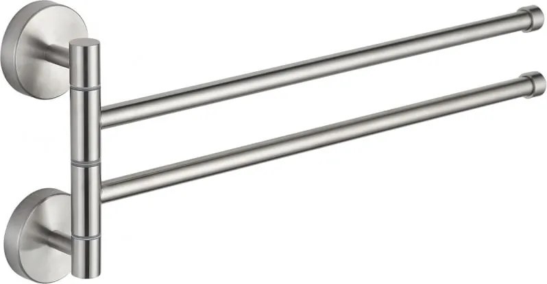 Mexen appendino doppio girevole per asciugamani, cromo - 7039242-00