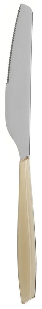 Coltello tavola sfuso grigio in acciaio inox Silhouette