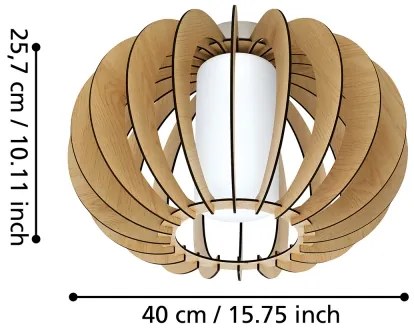 Eglo 95597 - Plafoniera STELLATO 1 1xE27/60W/230V