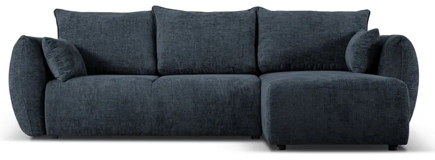 Divano angolare blu scuro (angolo destro) Matera - Cosmopolitan Design