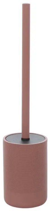 Porta scopino wc in poliresina terracotta Marica