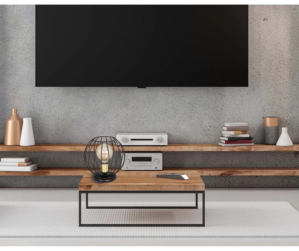 Lampade Da Scrivania Contemporaneo Omoikane Acciaio Nero 1 Luce E27 Ip20