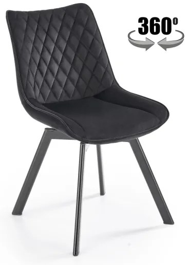 Sedia da pranzo OMBRA, 1 pz, nera