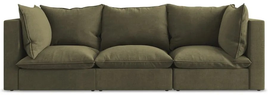 Divano color kaki 255 cm Manao – Makamii