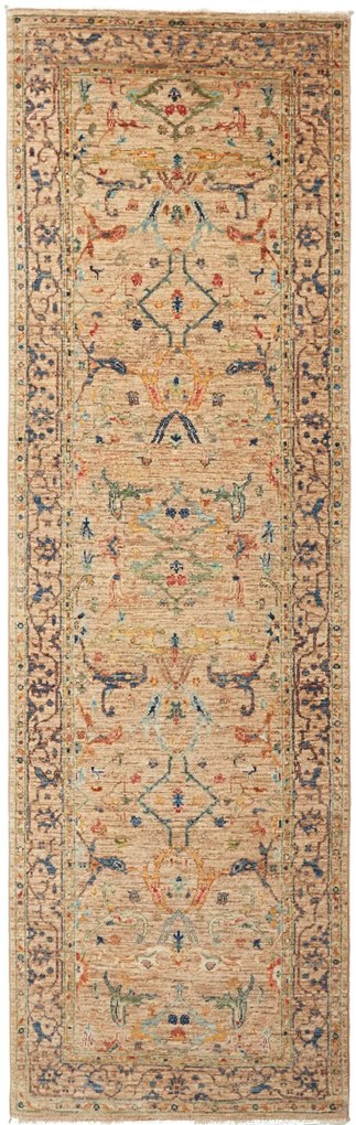 Ziegler Tappeto 80 x 250 Beige (Pakistan) Annodato A Mano
