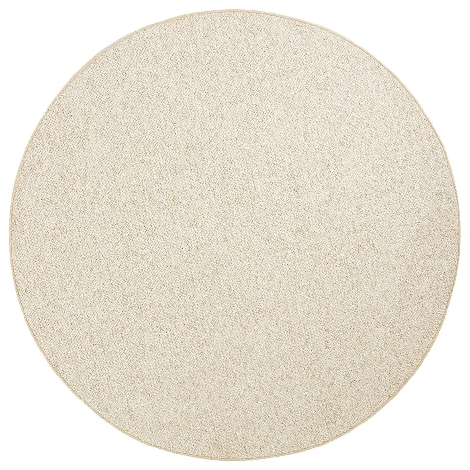 Tappeto circolare in crema, ⌀ 200 cm Wolly - BT Carpet