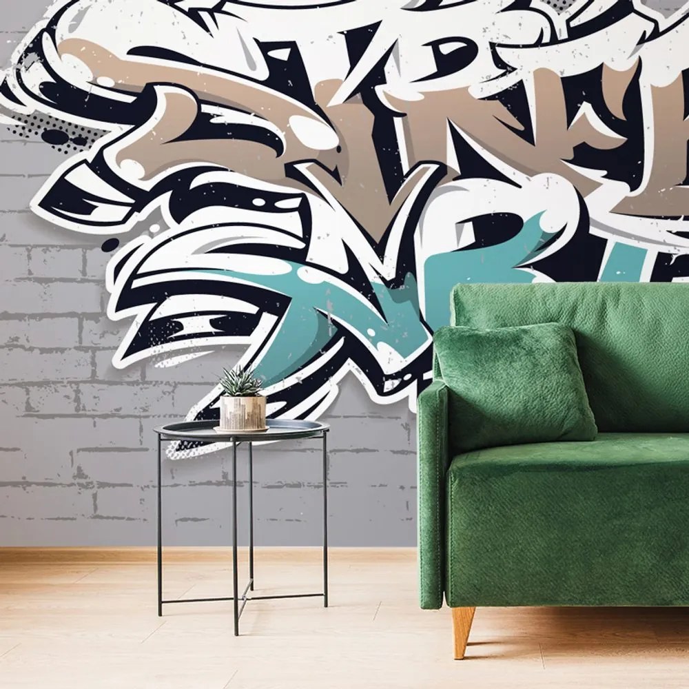 Carta da parati – Con scritta Street Art