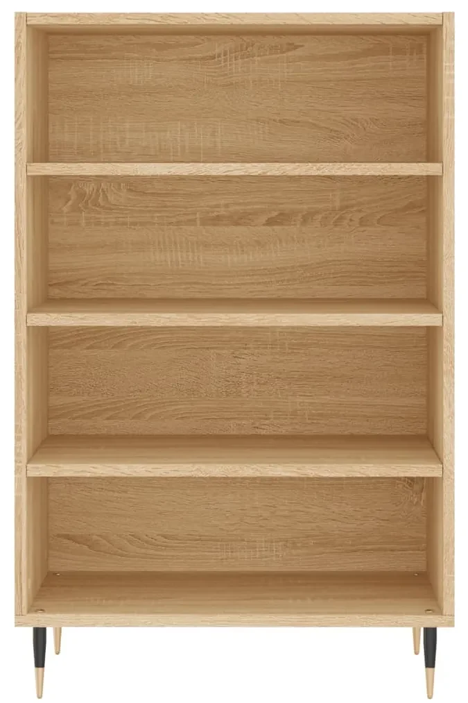 Credenza rovere sonoma 57x35x90 cm in legno multistrato