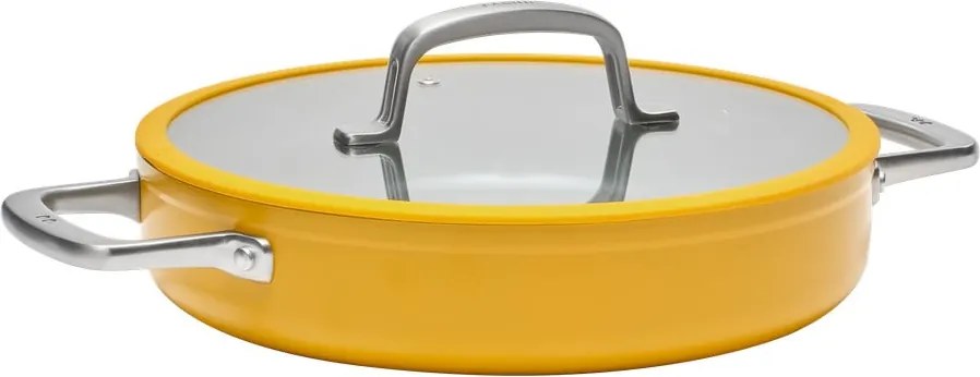 Padella con coperchio/con superficie in ceramica ø 28 cm tegame Meda 3.0 – FABINI