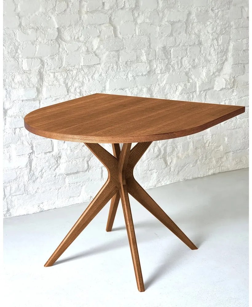 Tavolo da pranzo con effetto rovere 90x90 cm Jubi – Ragaba