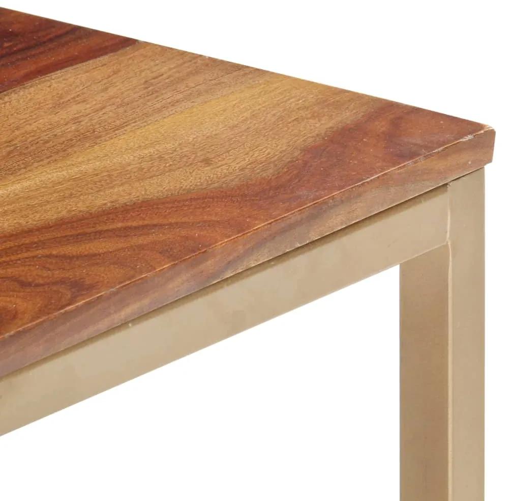 Tavolino da caffè 120x60x40 cm in legno massello di sheesham