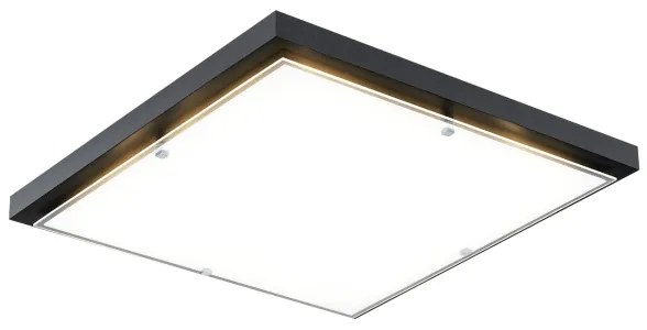 Argon 1826 - Plafoniera CARLSON 4xE27/15W/230V 60x60 cm nero