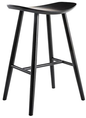 Sgabello da bar di design nero DEMORY