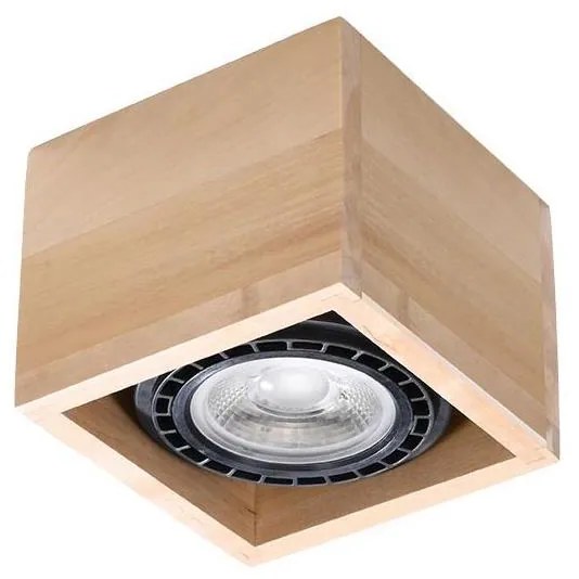 Sollux SL.0915 - Plafoniera QUATRO AR111 1xGU10/40W/230V faggio