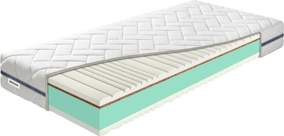 Materasso bifacciale in schiuma media/straordinaria 90x200 cm BuonaNotte HR BIO - BENAB