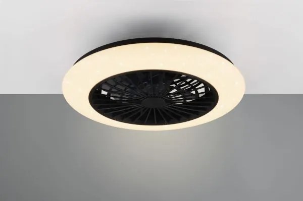 Ventilatori a soffitto stralsund led con effetto cielo stellato con...