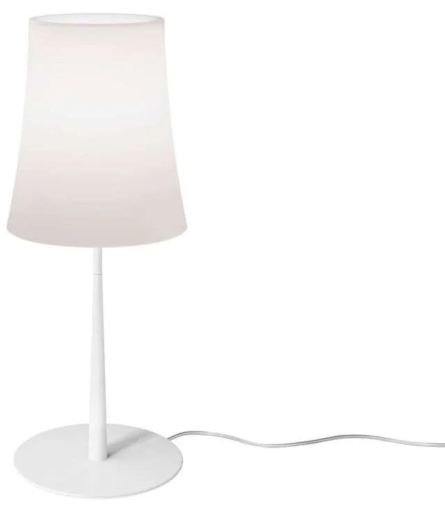 Foscarini - Birdie Easy Grande Lampada da Tavolo Bianco Opale Foscarini