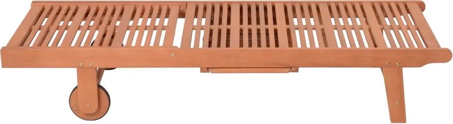 Lettino da giardino in legno color crema-naturale San Diego - Garden Pleasure