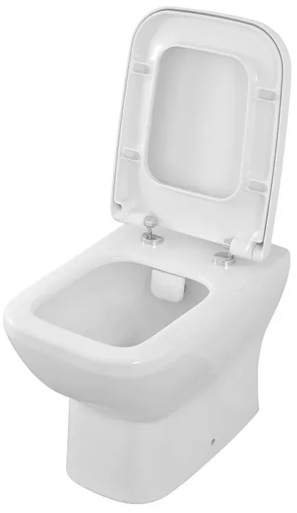 Copriwater originale serie Square in termoindurente bianco