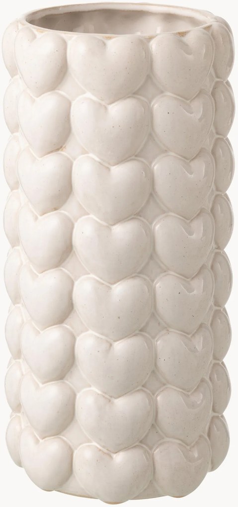 Vaso in gres Hearts, alt. 33 cm