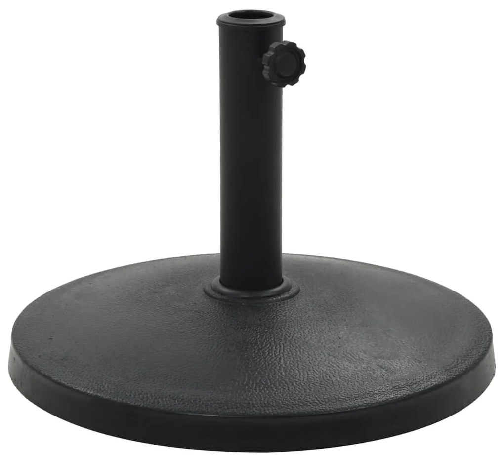 Base Per Parasole Rotonda İn Poliresina 10 Kg Nera /