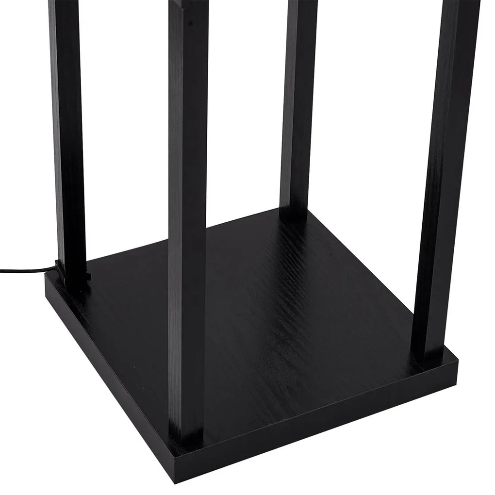 Lampada da terra design bianco e nero con LED integrati - Nea