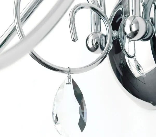 Orion WA 2-1093/2- Applique di cristallo ALESSIA 2xE14/40W/230V cromo lucido