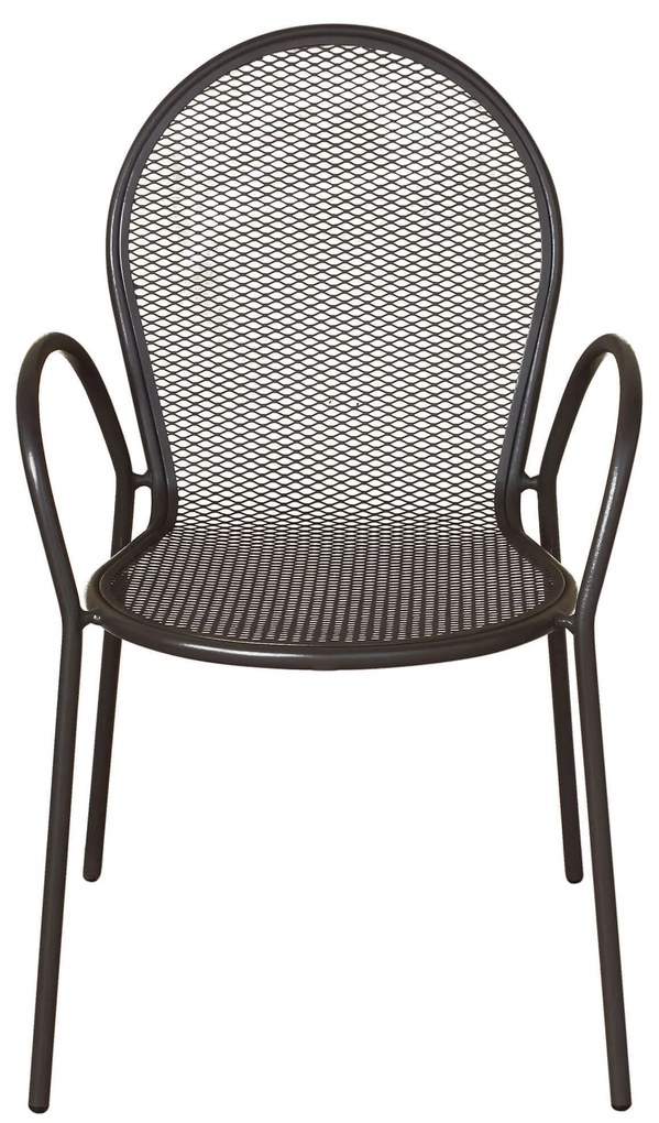 MARIS - poltrona da giardino impilabile in ferro