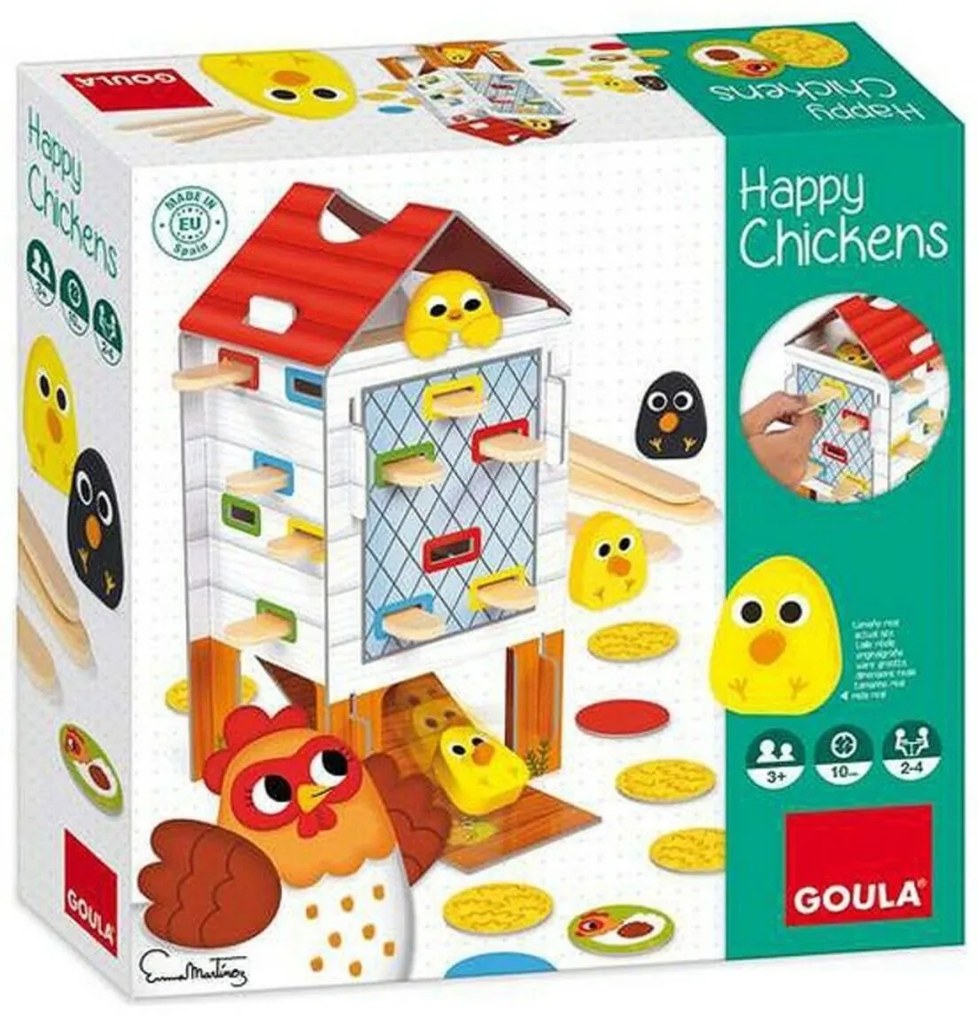 Gioco di Abilità per Bambini HAPPY CHICKEN Goula 53170