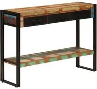 Tavolo Consolle 110x30x76 cm in Legno Massello Riciclato