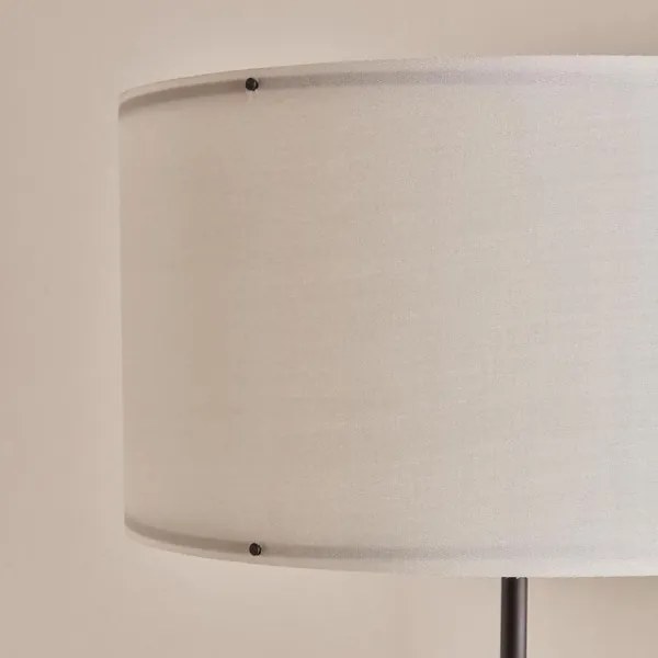 Lampada da terra AYD 1xE27/40W/230V marrone/bianco