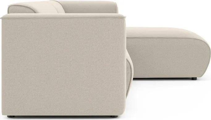 Divano angolare beige (con penisola a destra/con chaise lounge) Merid – Ropez