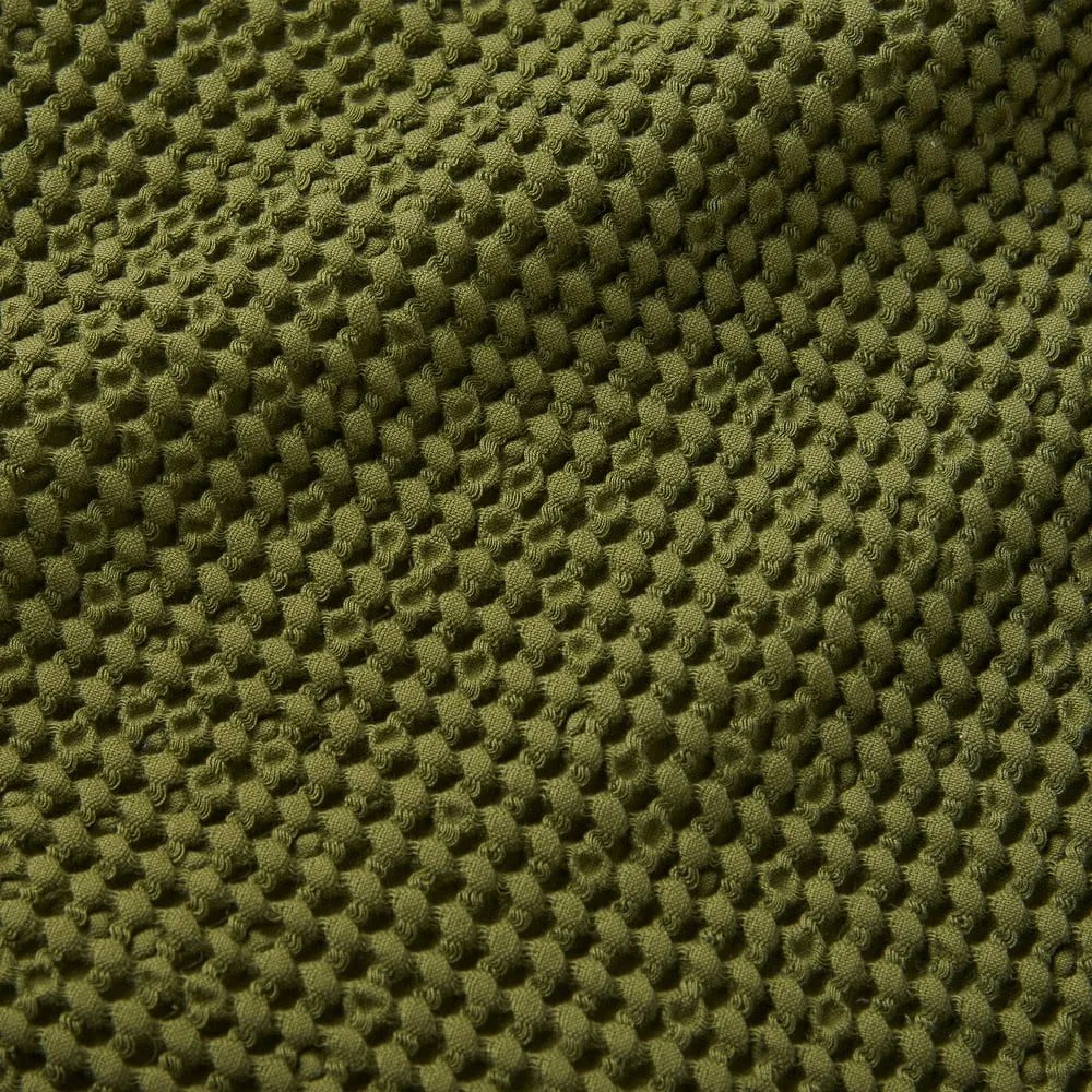 Coperta verde in cotone 150x200 cm Jaipur Chunky Waffle – Pineapple Elephant