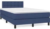 Letto a Molle con Materasso e LED Blu 120x190 cm in Tessuto 3270073