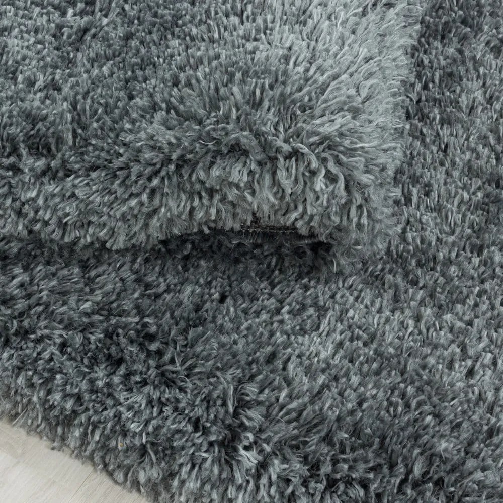 Tappeto rotondo grigio ø 80 cm Fluffy - Ayyildiz Carpets