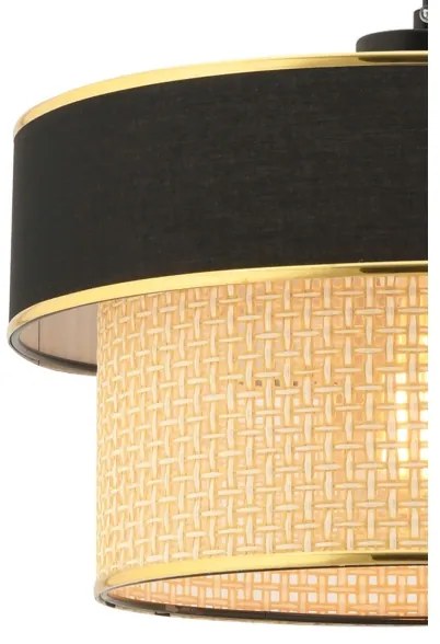 Lampadario sospeso con cavo ERO 1xE27/60W/230V nero/beige