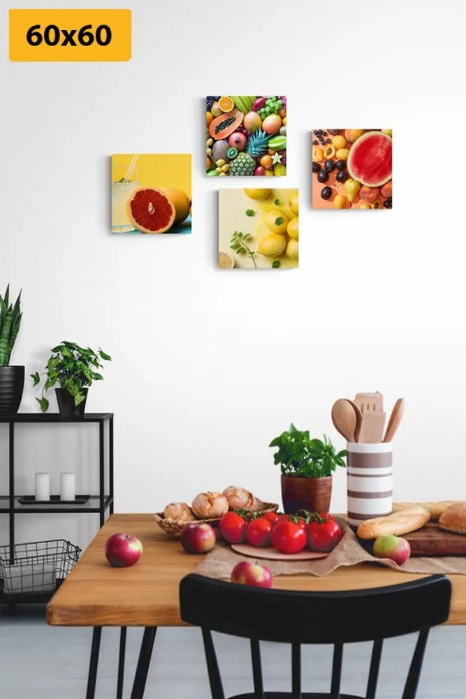 Set di quadri – Frutta vivace