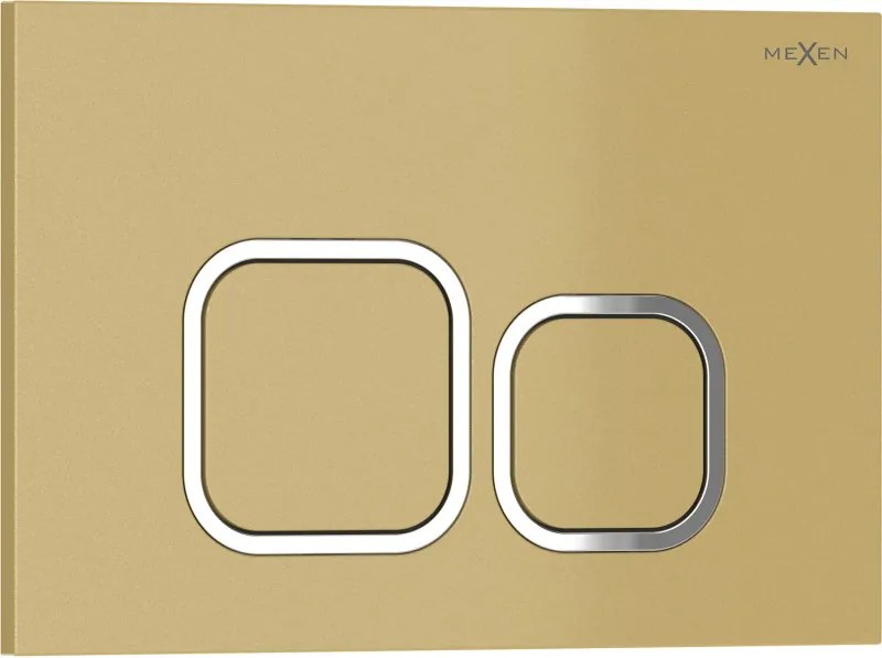 Mexen Tex 03 pulsante di risciacquo, oro - 6103-06