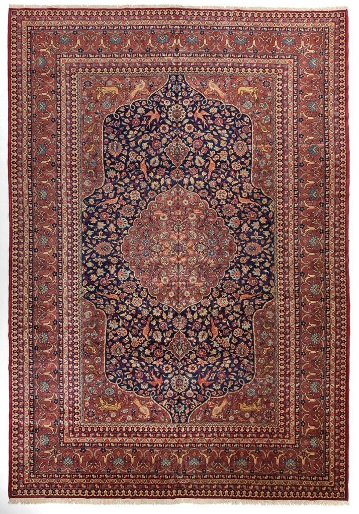 Tabriz Tappeto 330 x 480 (Iran) Annodato A Mano
