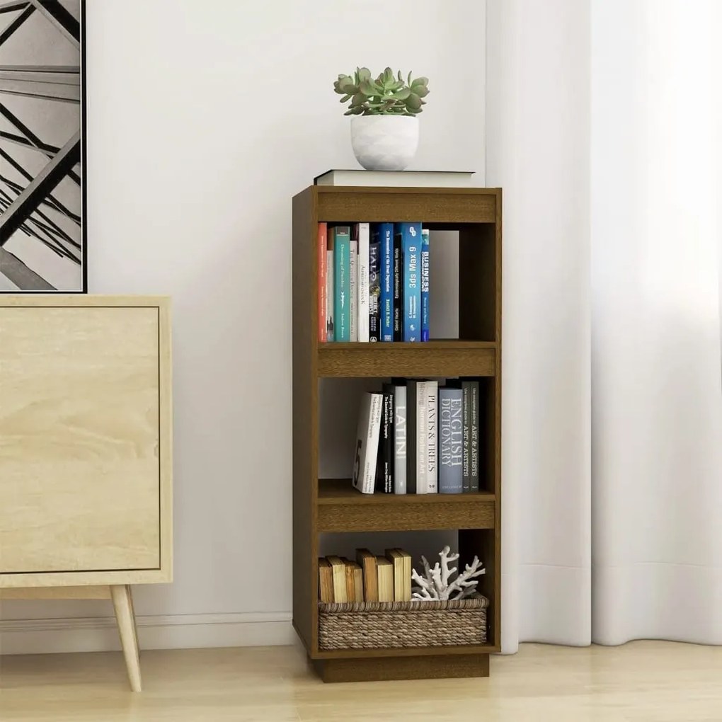 Libreria/divisorio Ambra İn Legno Massello Di Pino /