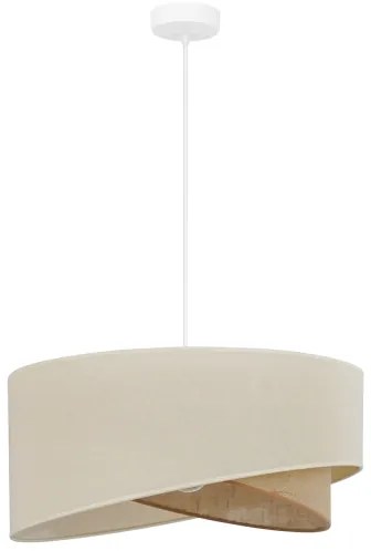 Brilagi - Lampadario LED a sospensione con filo LYRA 1xE27/15W/230V color crema/beige
