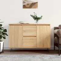 Credenza Rovere Sonoma 104x35x70 cm in Legno Multistrato 827207