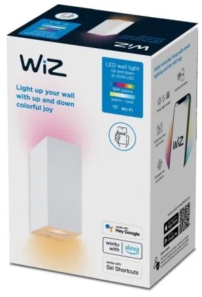 WiZ - Applique LED RGBW Dimmerabile UP&DOWN 2xGU10/4,7W/230V bianco Wi-Fi