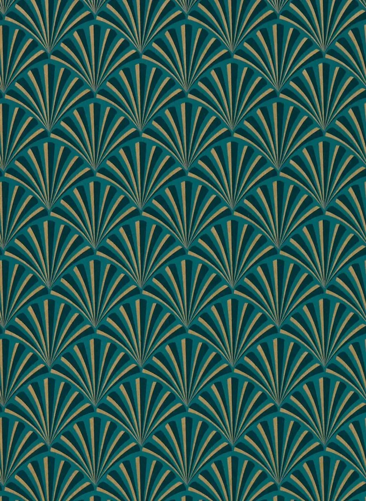 Clarke & Clarke Carta da parati Chrysler - Teal