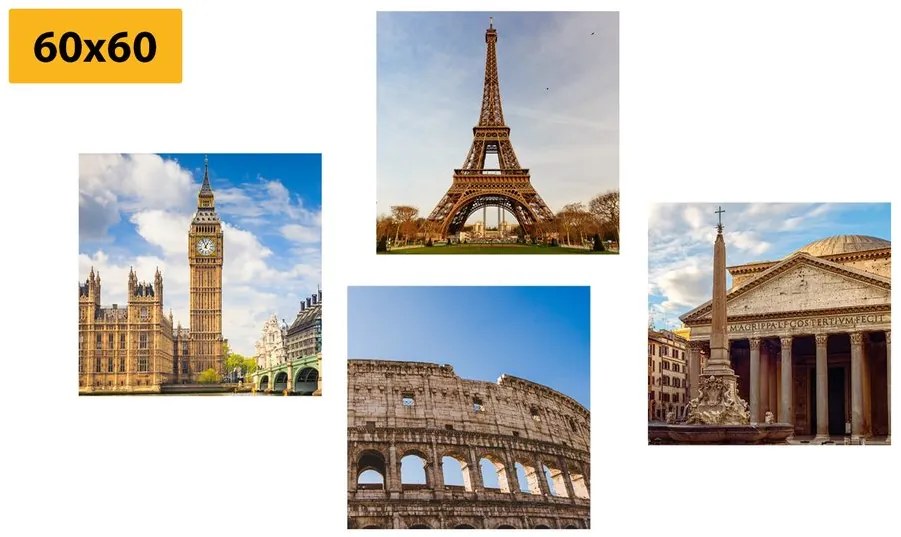 Set di quadri – Per gli amanti dei viaggi