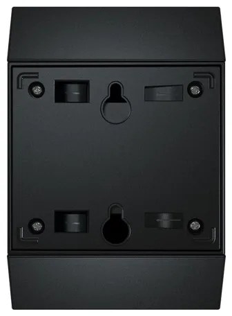 Lampada solare da parete a LED con sensore, 2,5 W / 3,7 V, IP65, 1200 mAh, nera