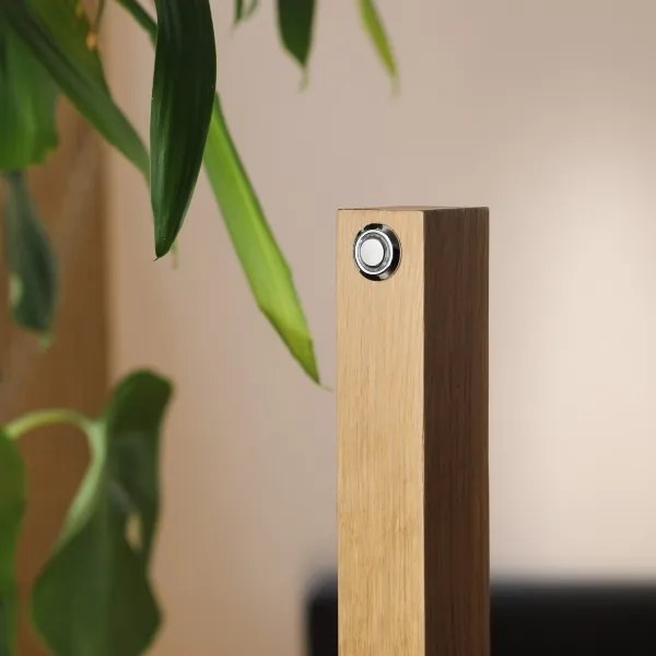 Lampada da tavolo LED VERDE LED/10W/230V 3000K rovere/nero