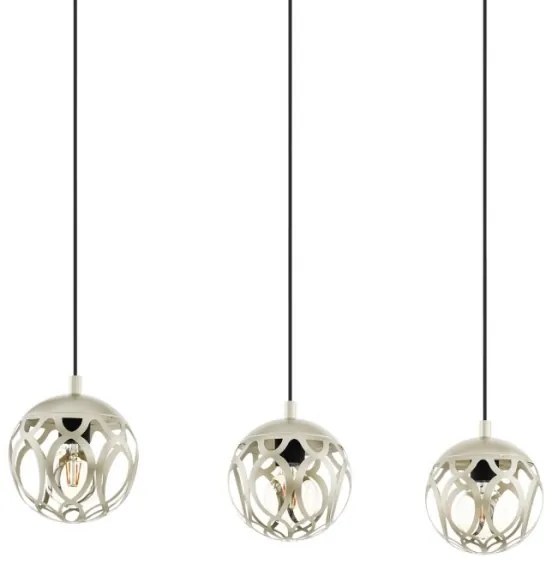 Eglo 99072 - Lampadario a sospensione con filo MIRTAZZA 3xE27/60W/230V