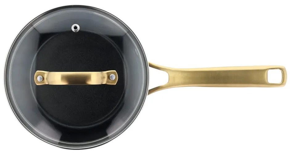 Casseruola in alluminio con coperchio incluso/con superficie antiaderente adatta all'induzione 1,5 l – Holm